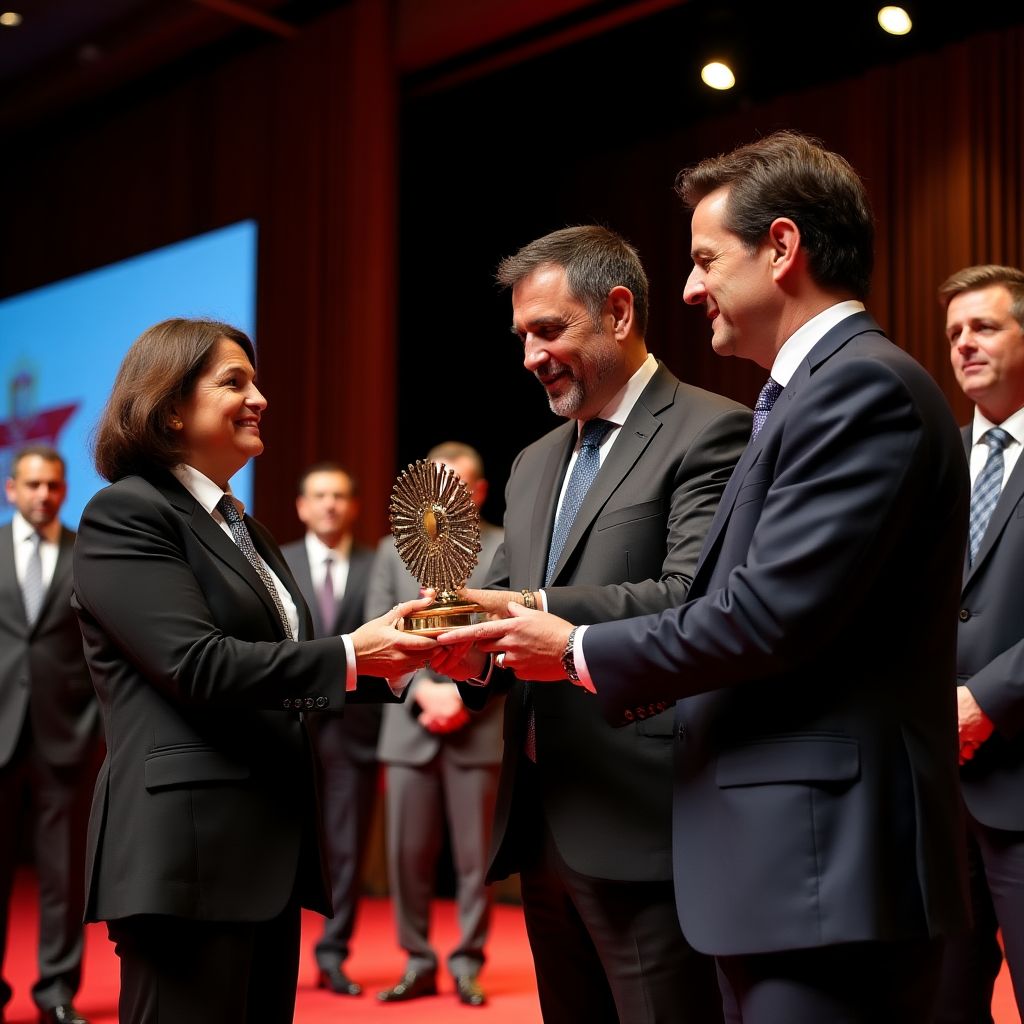 Ceremonia de entrega del Premio Nacional de Turismo Sostenible